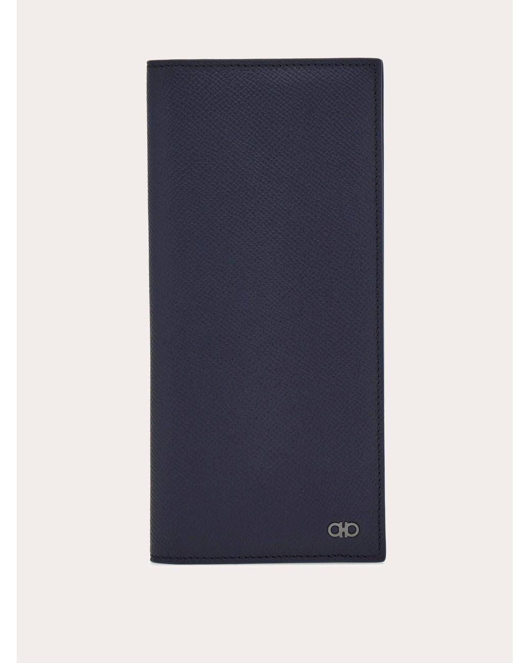 Ferragamo Blue Gancini Organizer Wallet for men