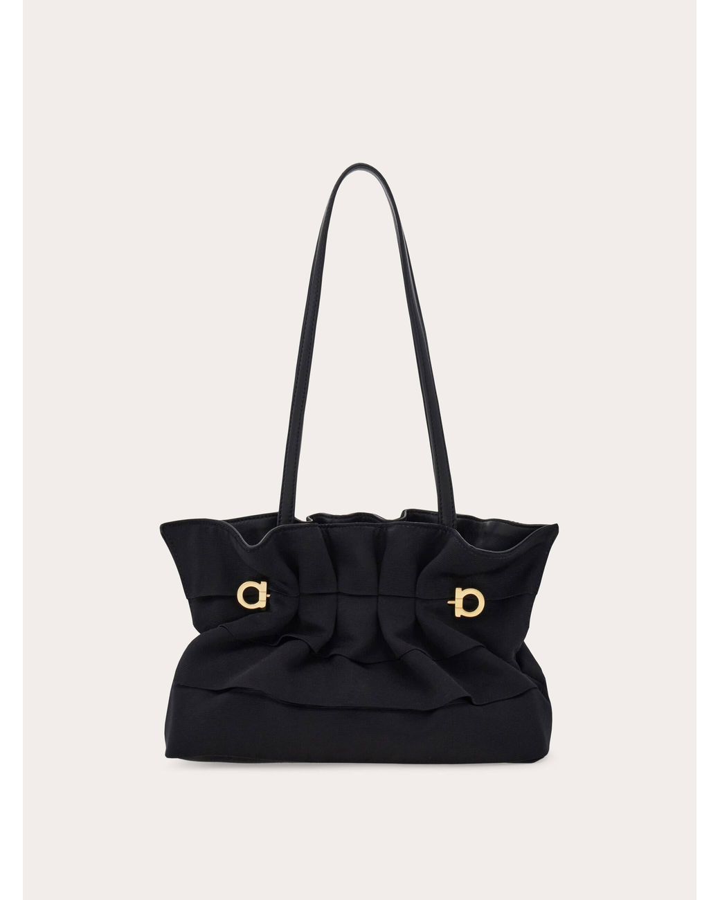 Ferragamo White Soft-Bag (S)
