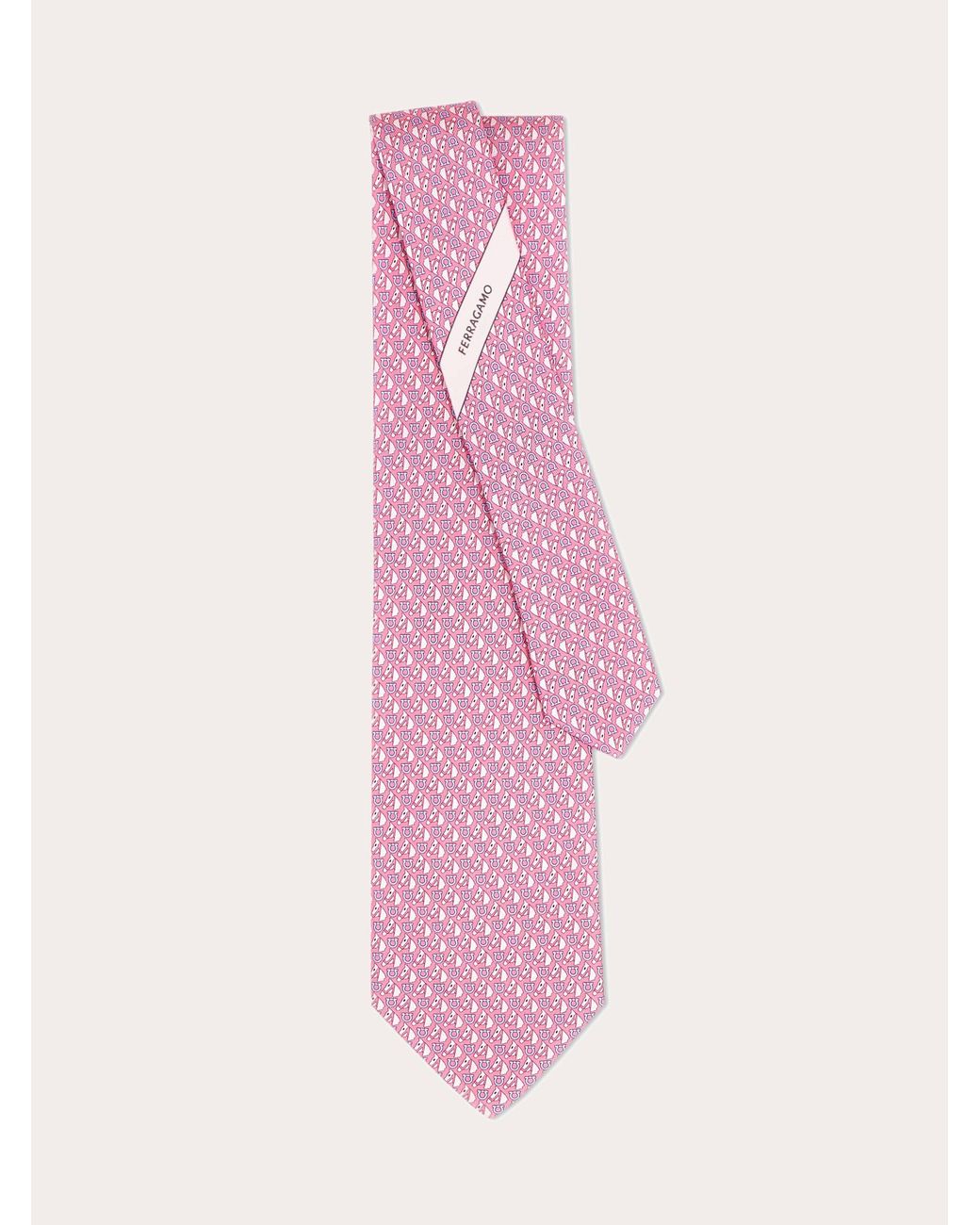 Uomo Cravatta di Ferragamo in Pink da Uomo