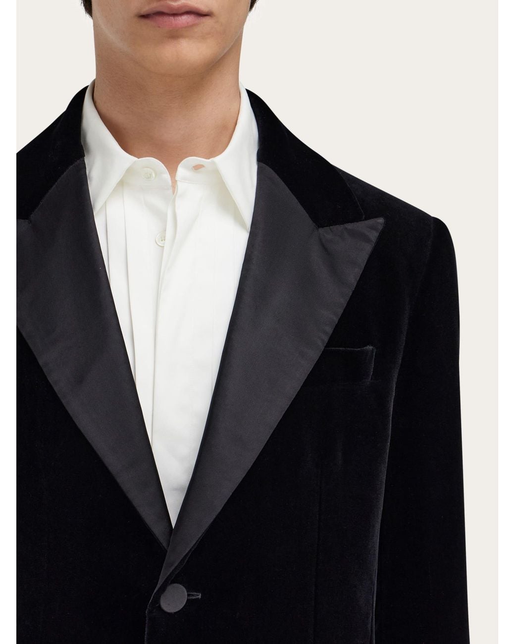 Ferragamo Black Velvet Tuxedo for men