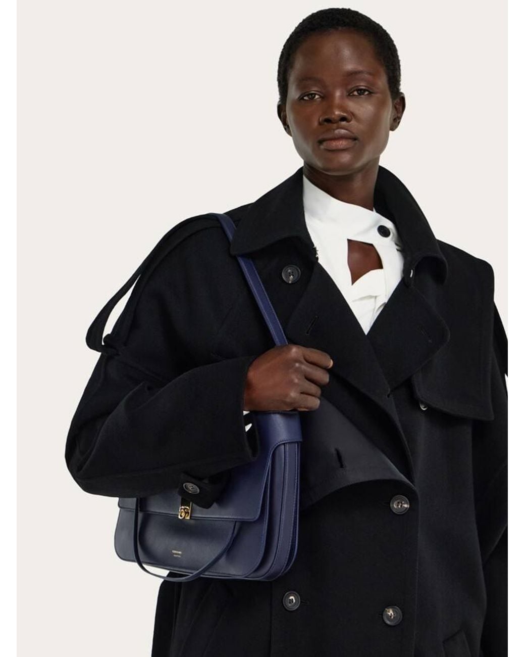 Ferragamo Blue Cara Bag (S)