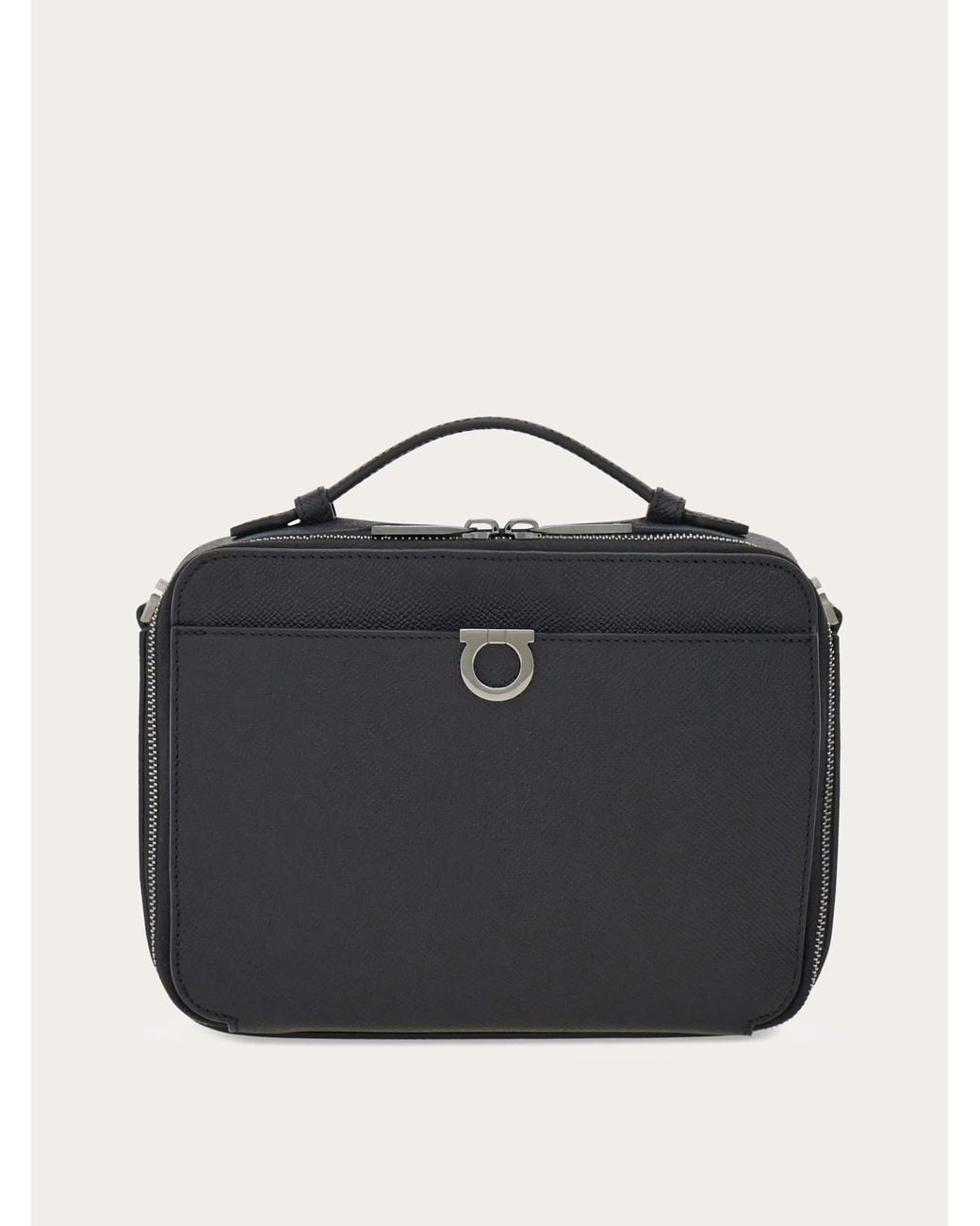 Ferragamo Blue Gancini Cross Body Bag for men