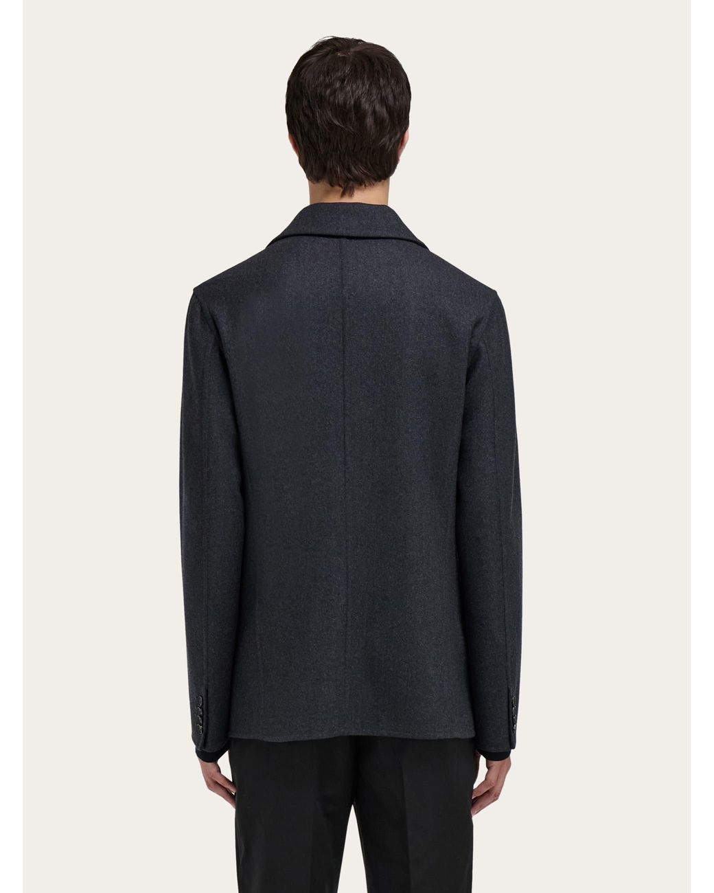 Ferragamo Blue Single Breasted Blazer for men