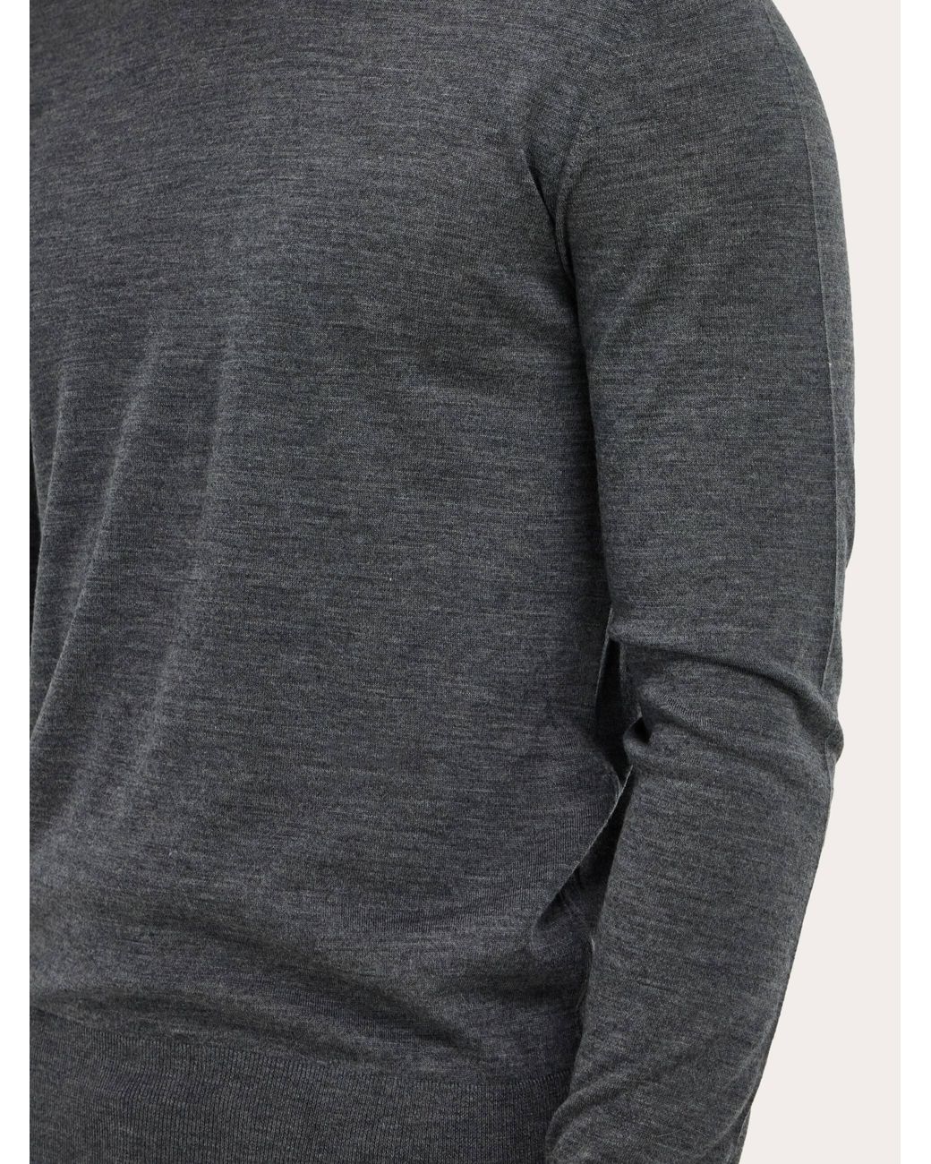 Ferragamo Blue Crew Neck Pullover for men