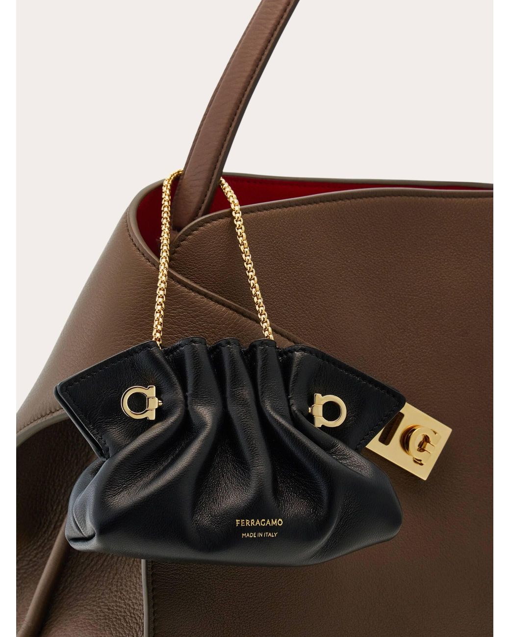 Ferragamo Multicolor Soft Bag Charm