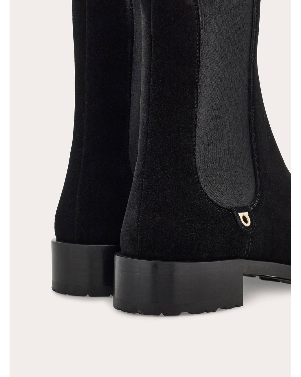 Ferragamo Black Chelsea Boot