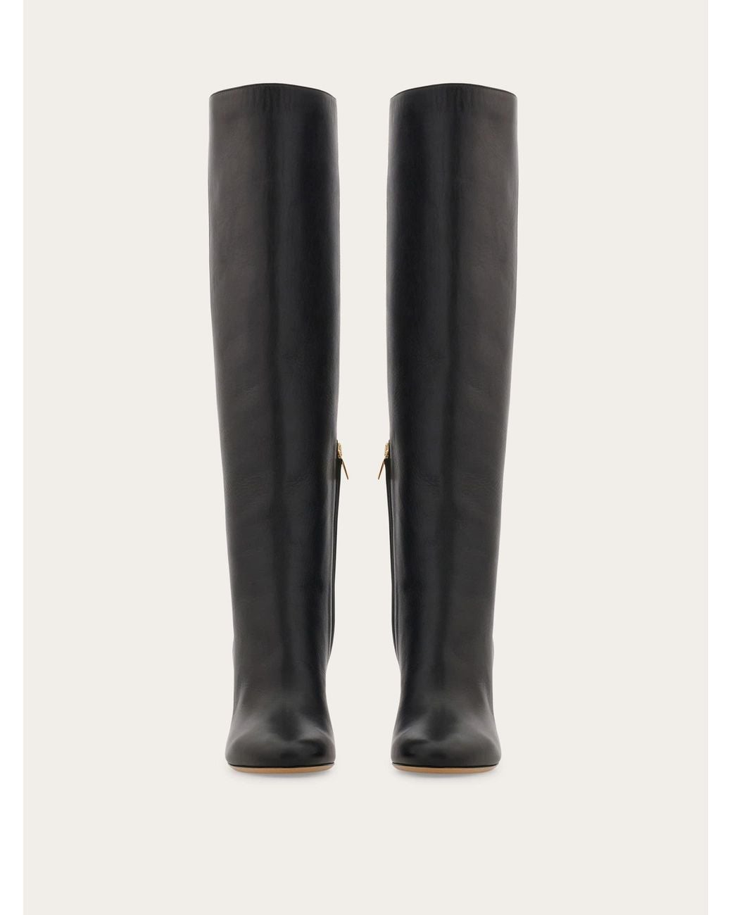 Ferragamo Black Knee High Boot .5
