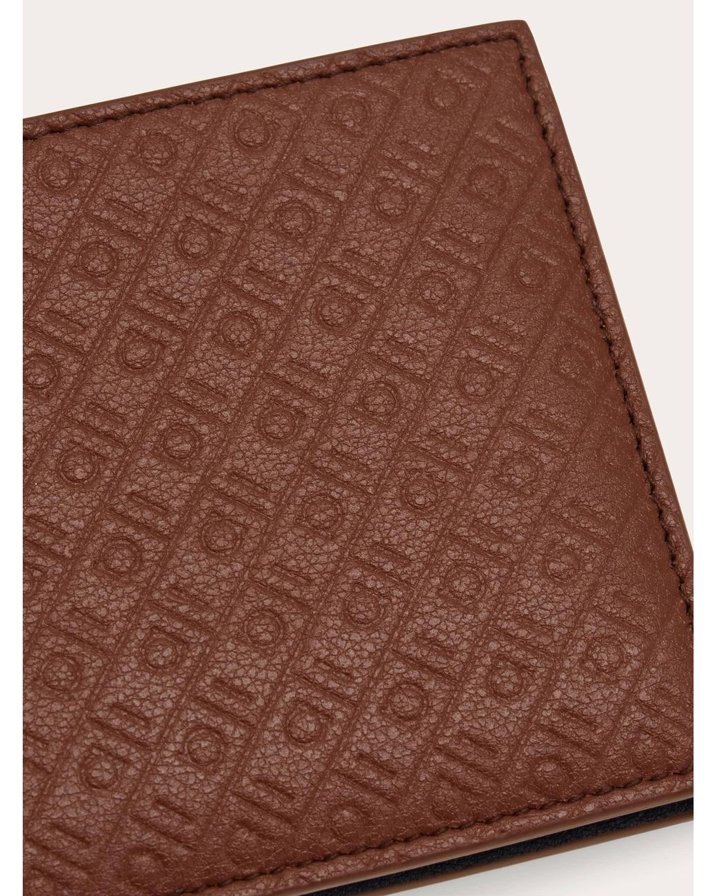 Ferragamo Brown Monogram Wallet for men