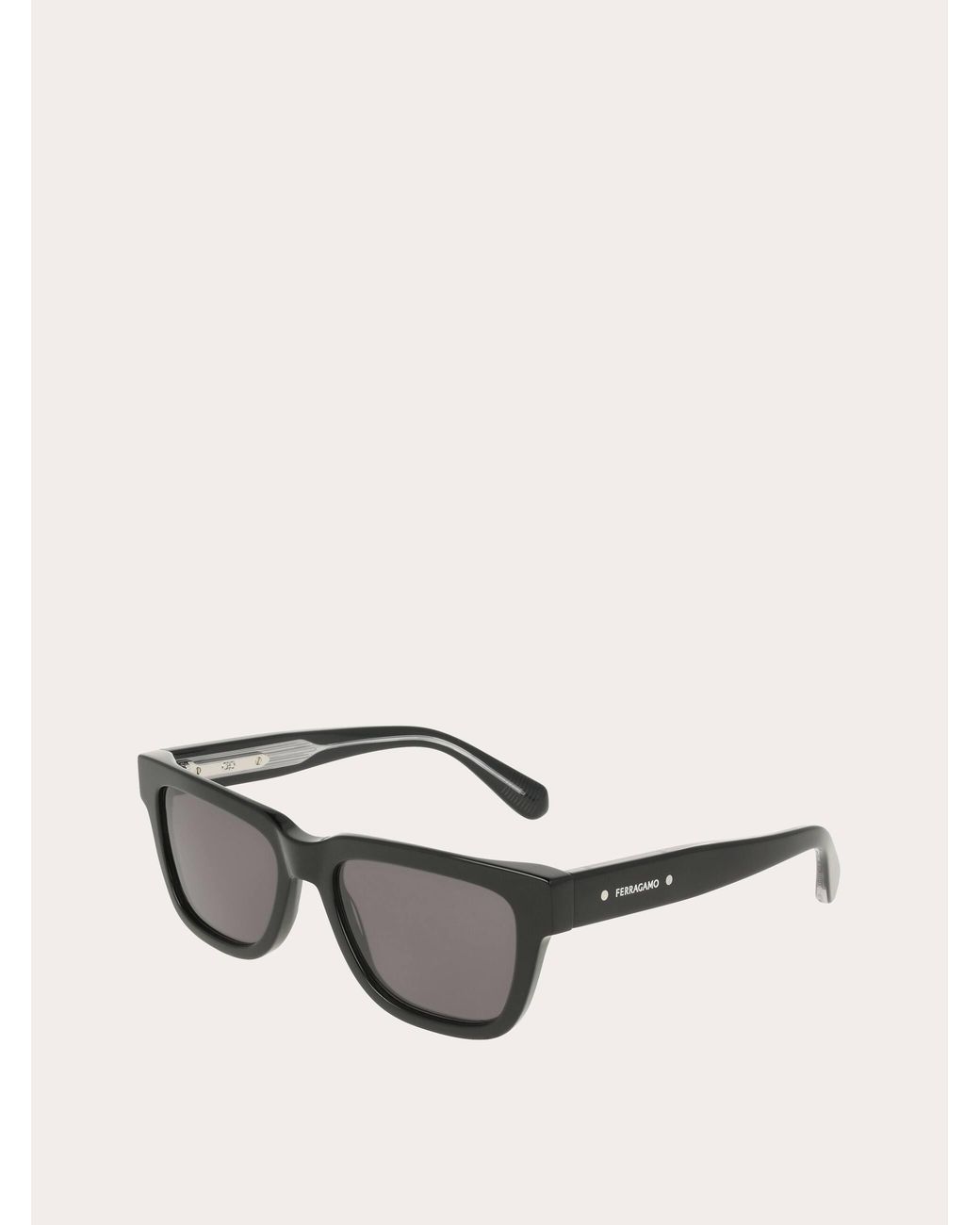 Ferragamo Gray Square Frame Sunglasses