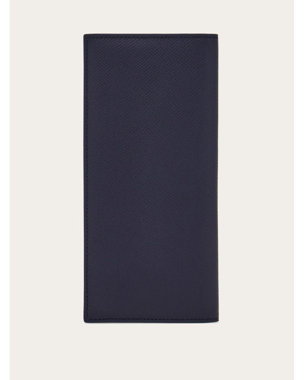Ferragamo Blue Gancini Organizer Wallet for men