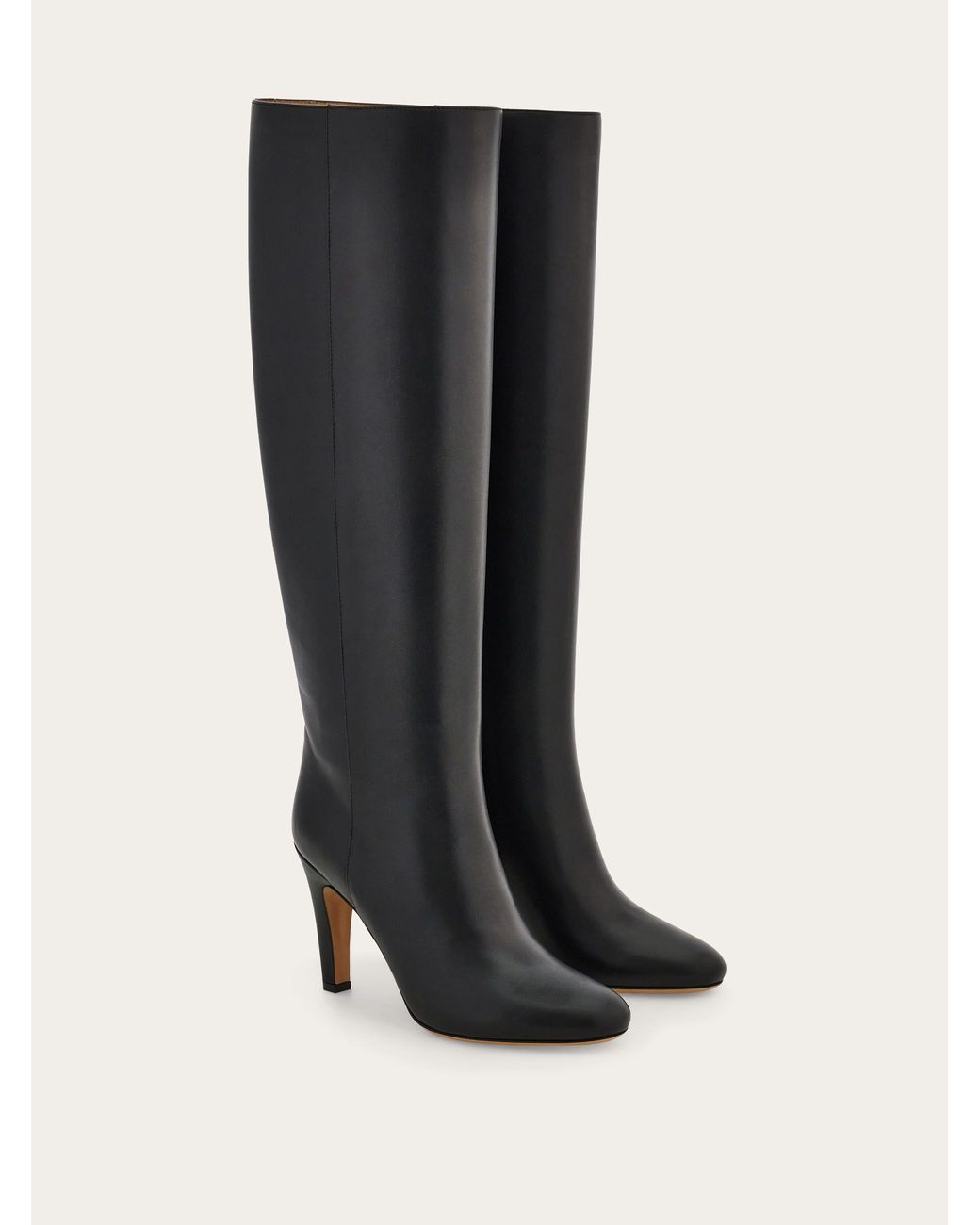 Ferragamo Black Knee High Boot .5