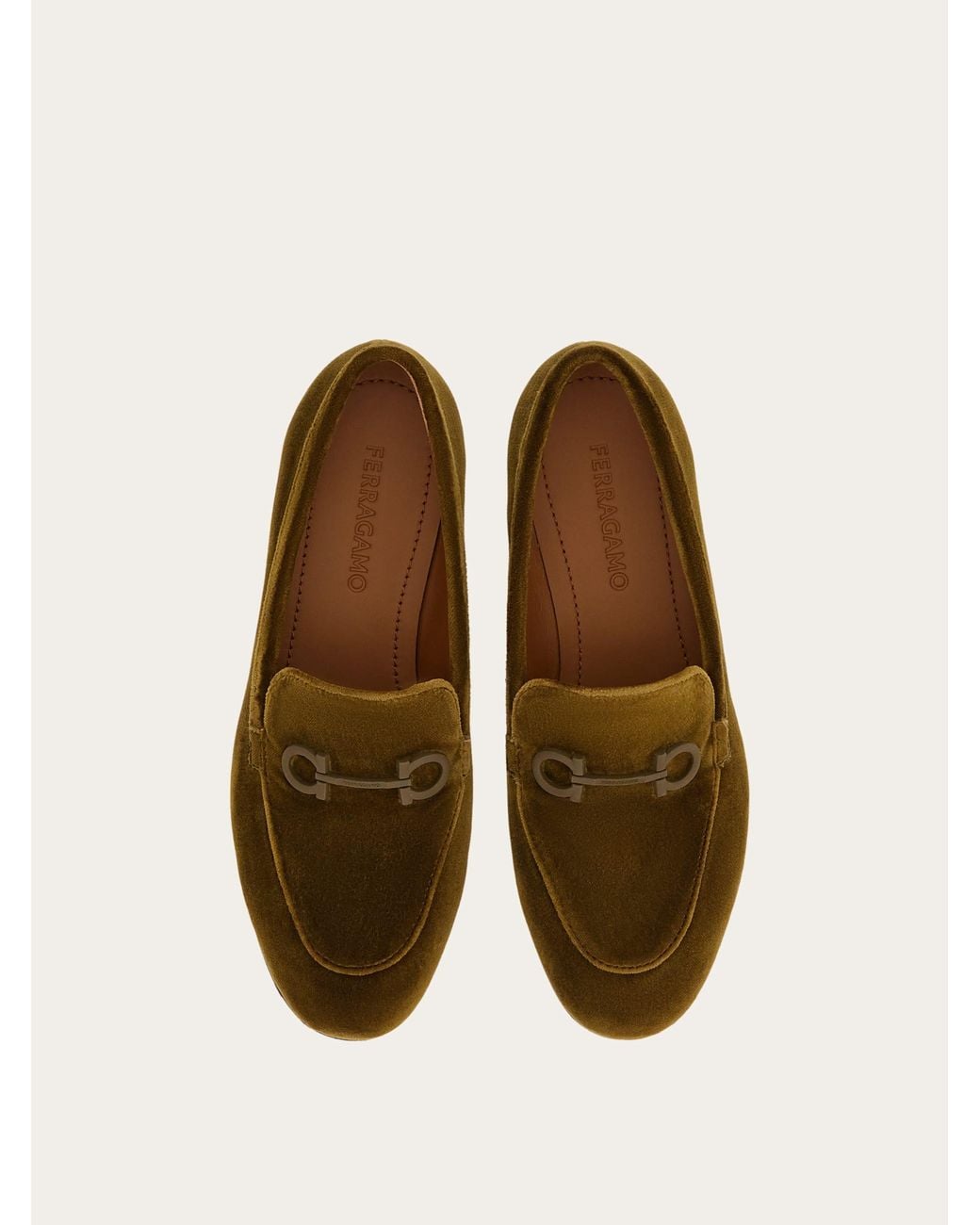 Ferragamo Green Gancini Loafer .5