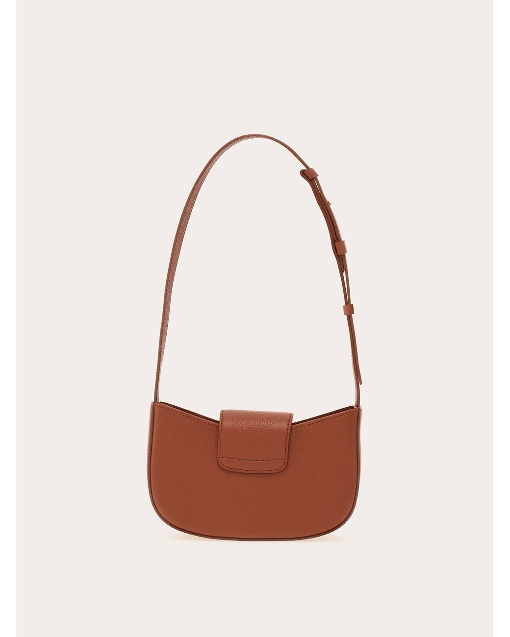 Ferragamo White Double Gancini Mini Shoulder Bag