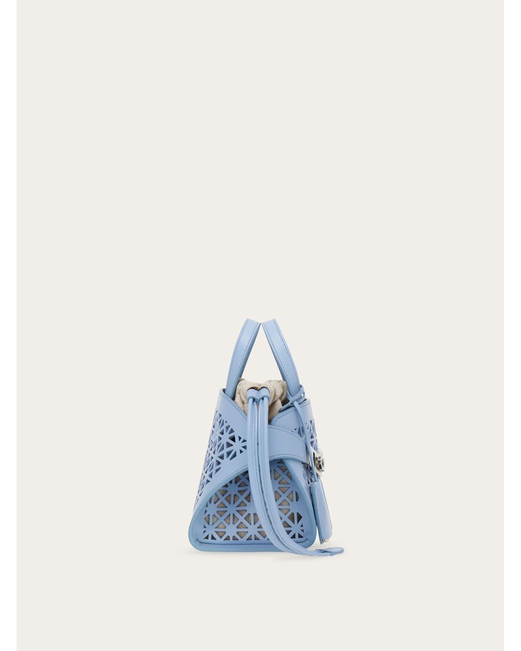 Ferragamo Blue Hug Handbag (Xs)