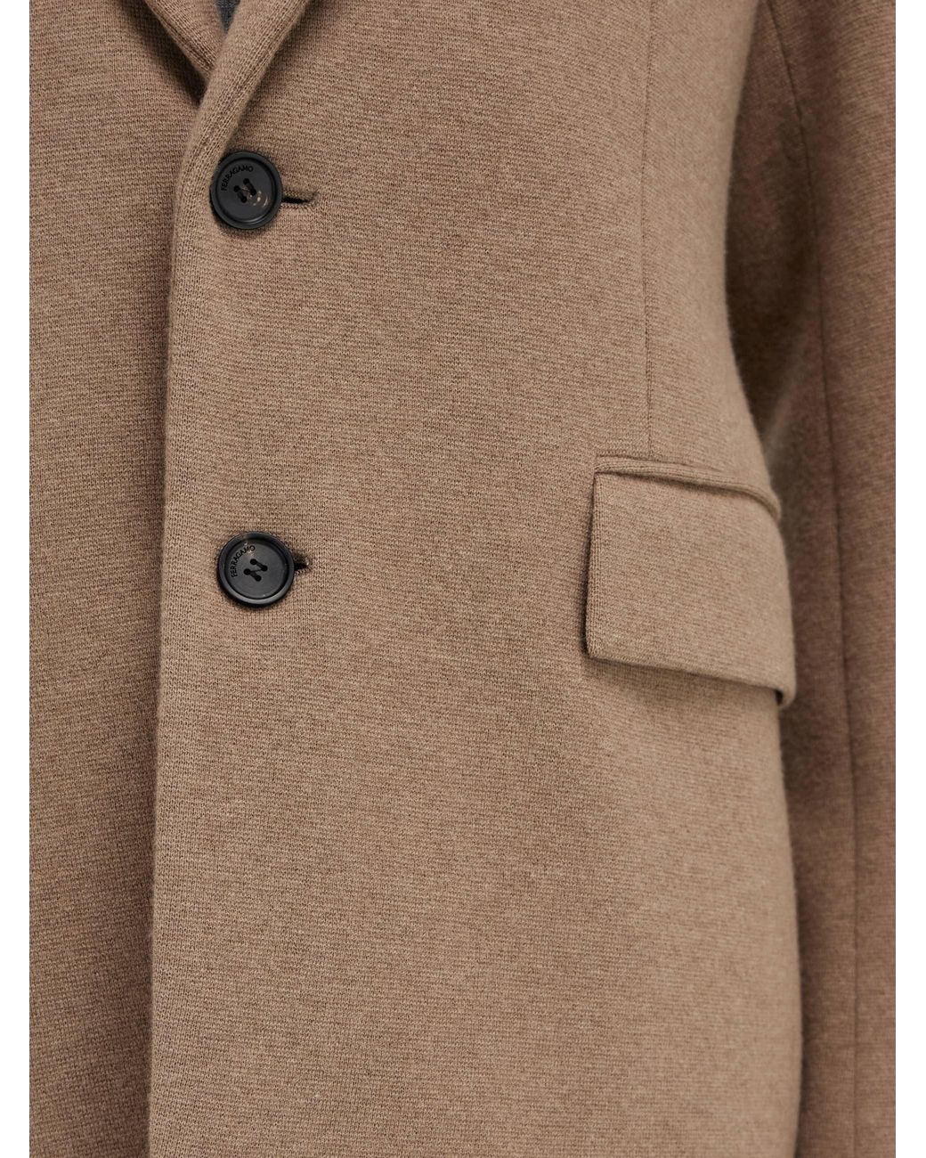 Ferragamo Natural Jersey Interlock Blazer for men