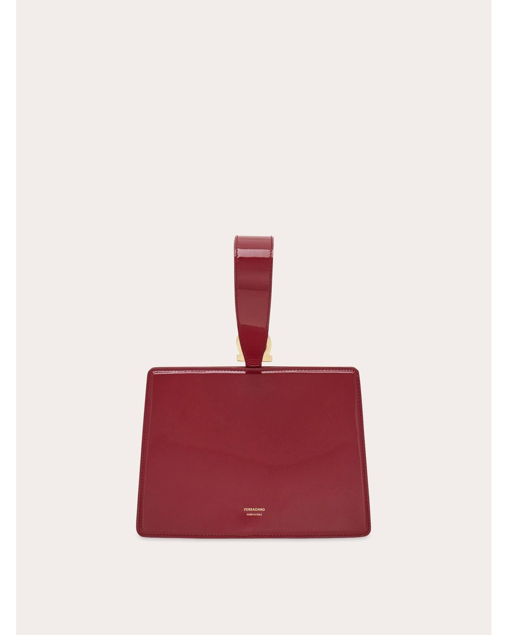 Ferragamo Red Mini Clutch