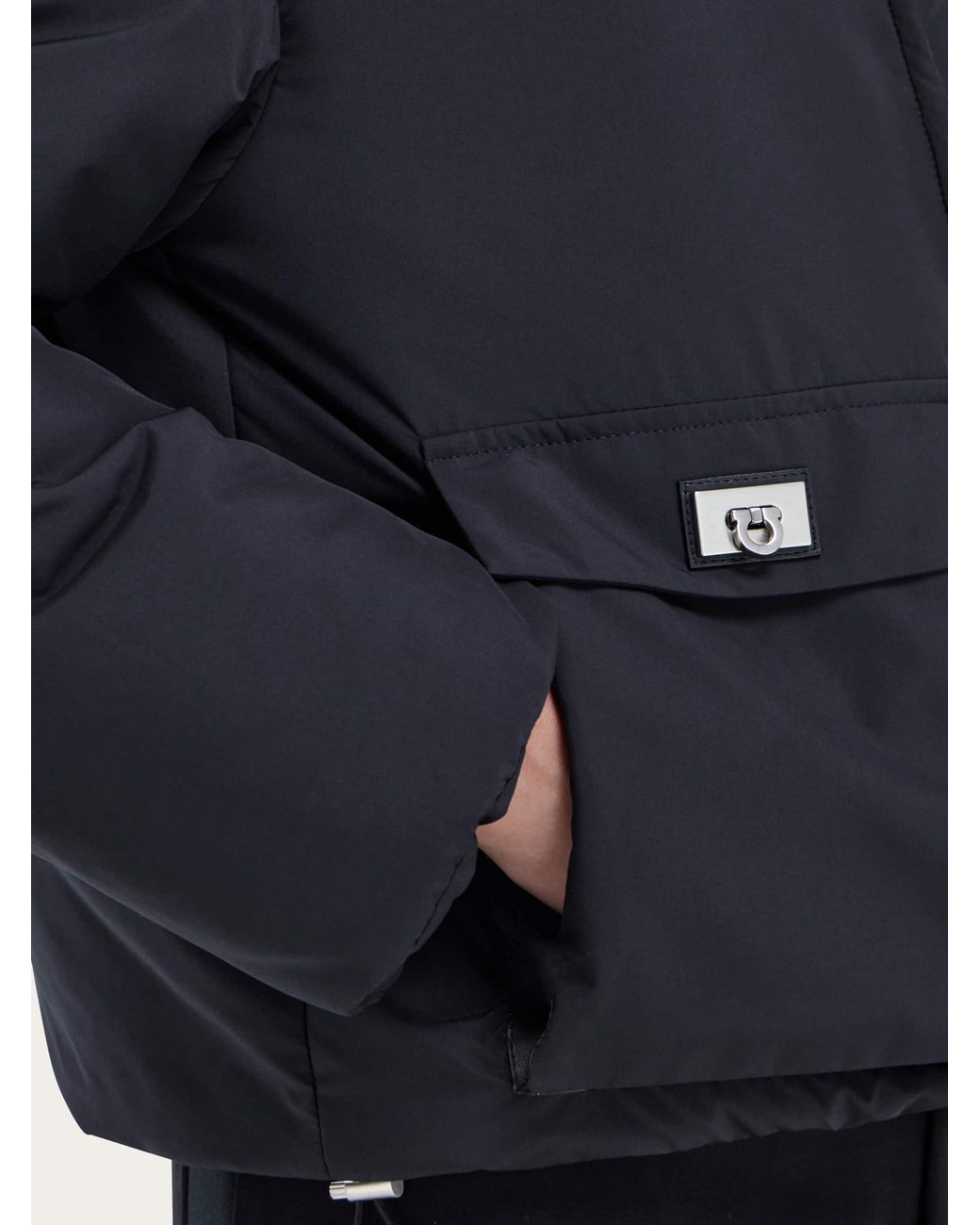 Ferragamo Blue Padded Blouson