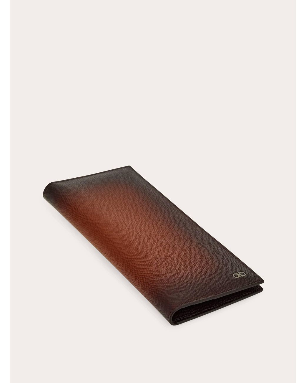 Ferragamo Brown Gancini Organizer Wallet for men