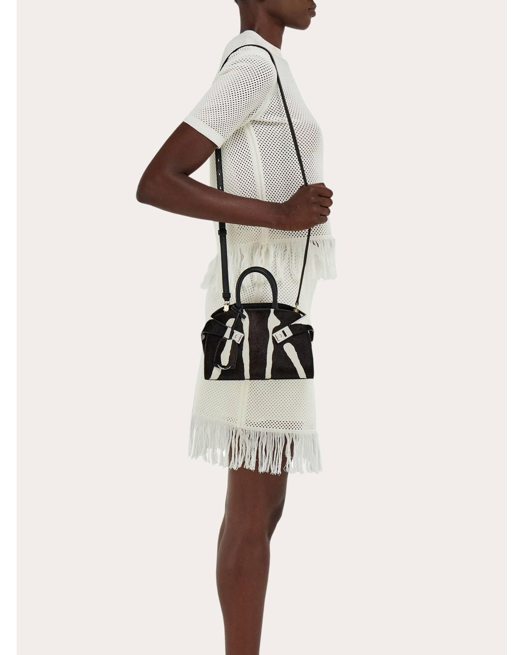 Ferragamo Natural Hug Handbag Bicolor (Xs)