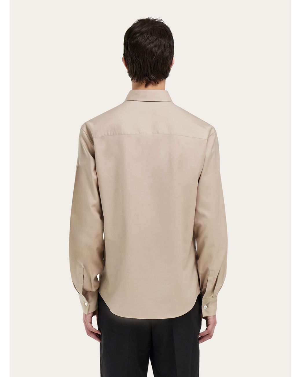 Ferragamo Natural Monogram Shirt for men