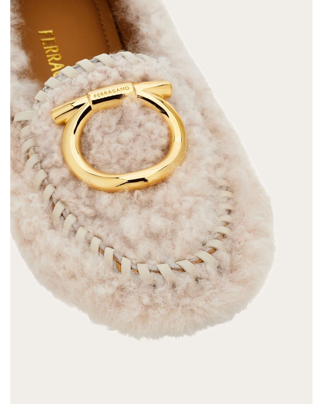 Ferragamo Natural Maxi Gancini Driver