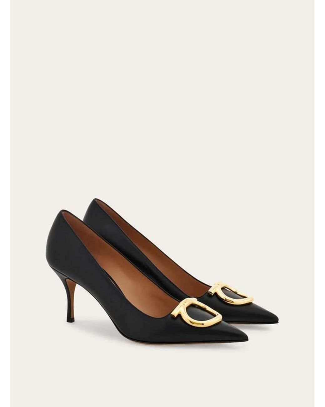 Ferragamo Multicolor Maxi Gancini Pump .5