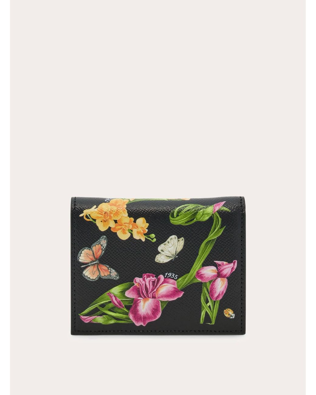 Ferragamo Multicolor Gancini Compact Wallet