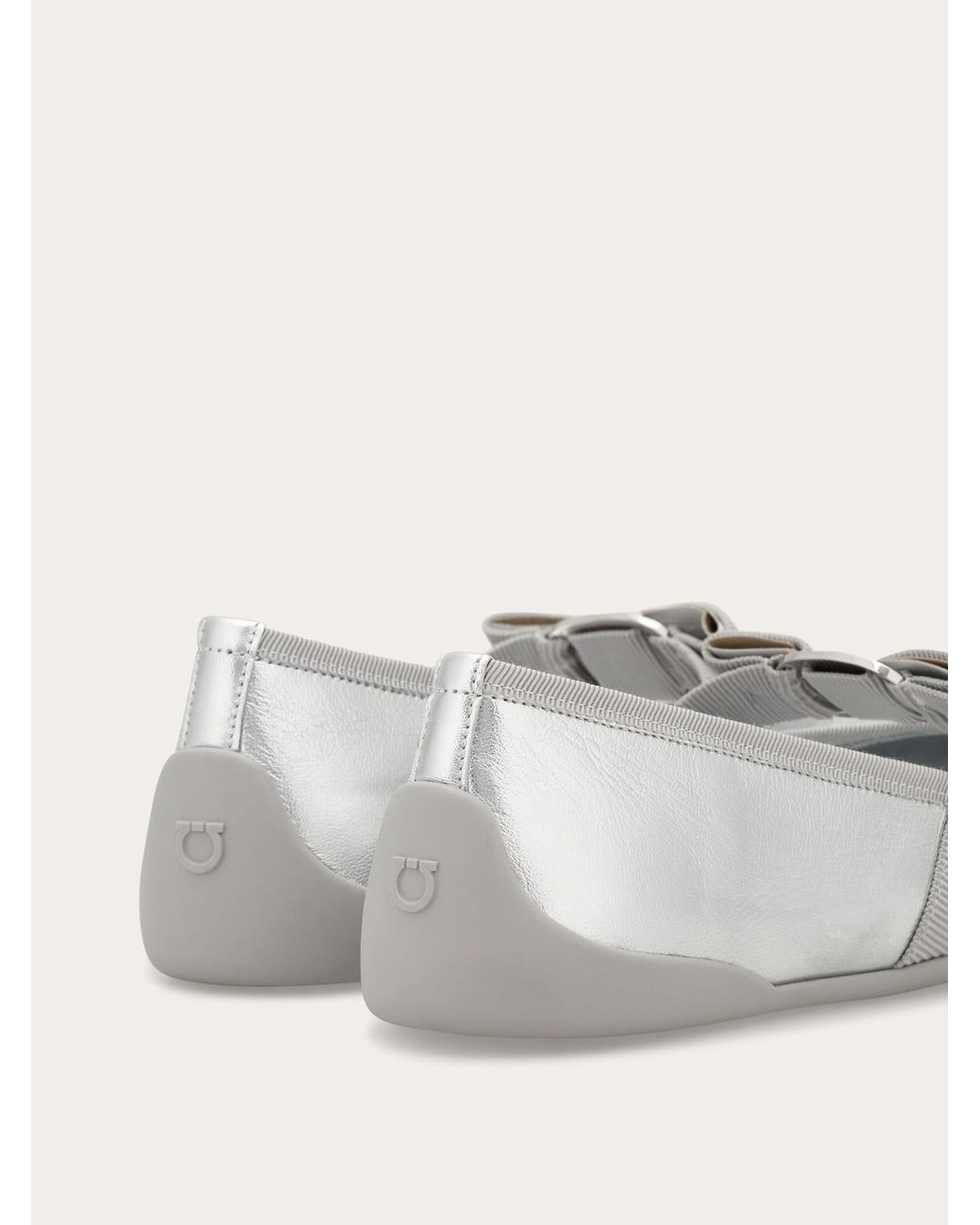 Ferragamo Natural Sporty Ballet Flat