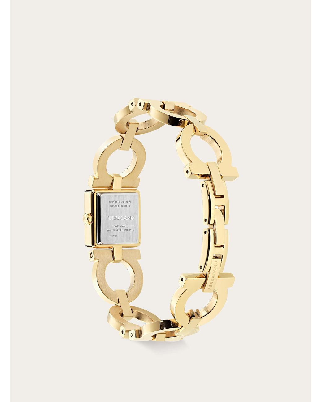 Ferragamo Natural Double Gancini Watch