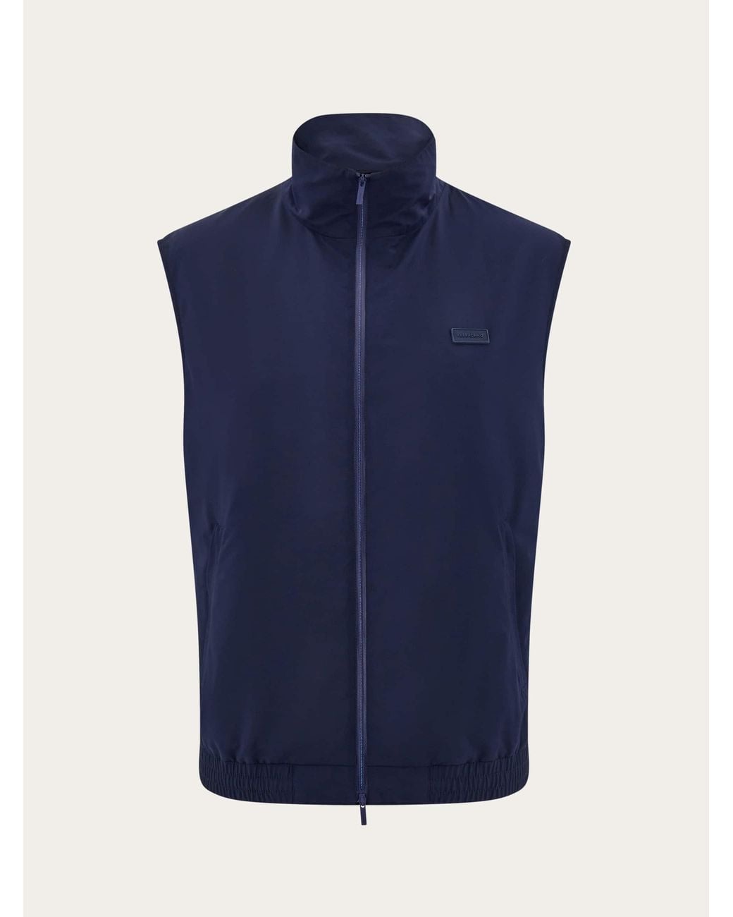 Ferragamo Blue Sporty Gilet for men