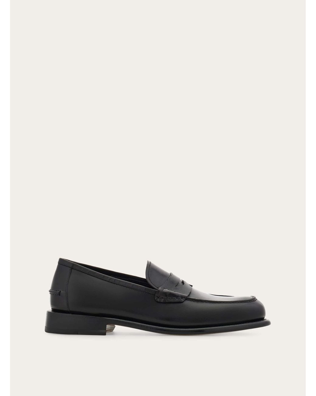 Ferragamo White Tramezza Penny Loafer for men