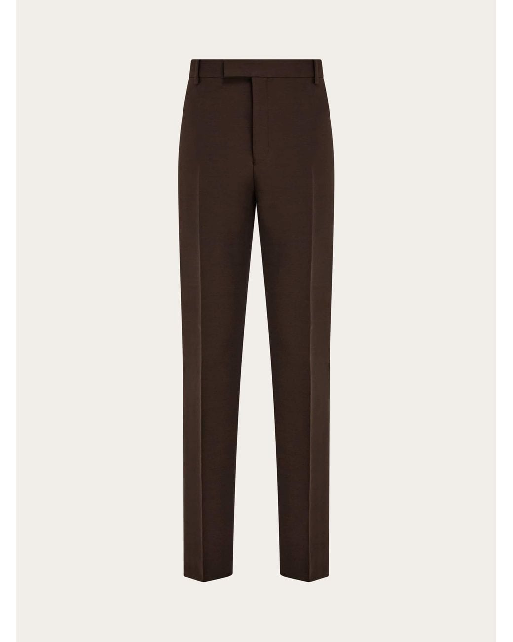 Ferragamo Brown Tailored Trousers for men