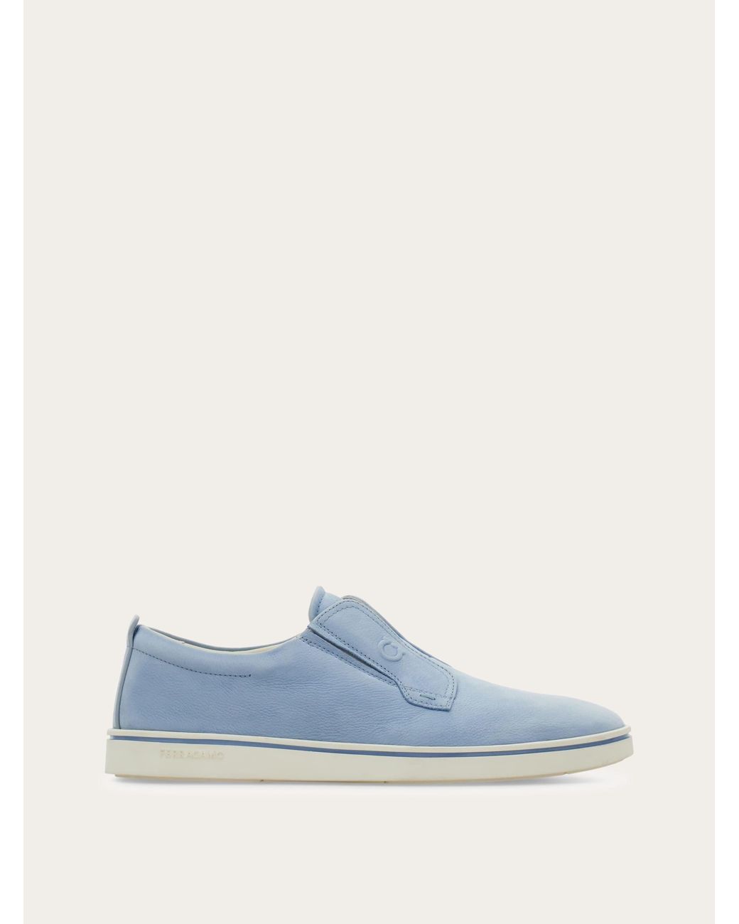 Ferragamo Blue Derby Slip-On for men