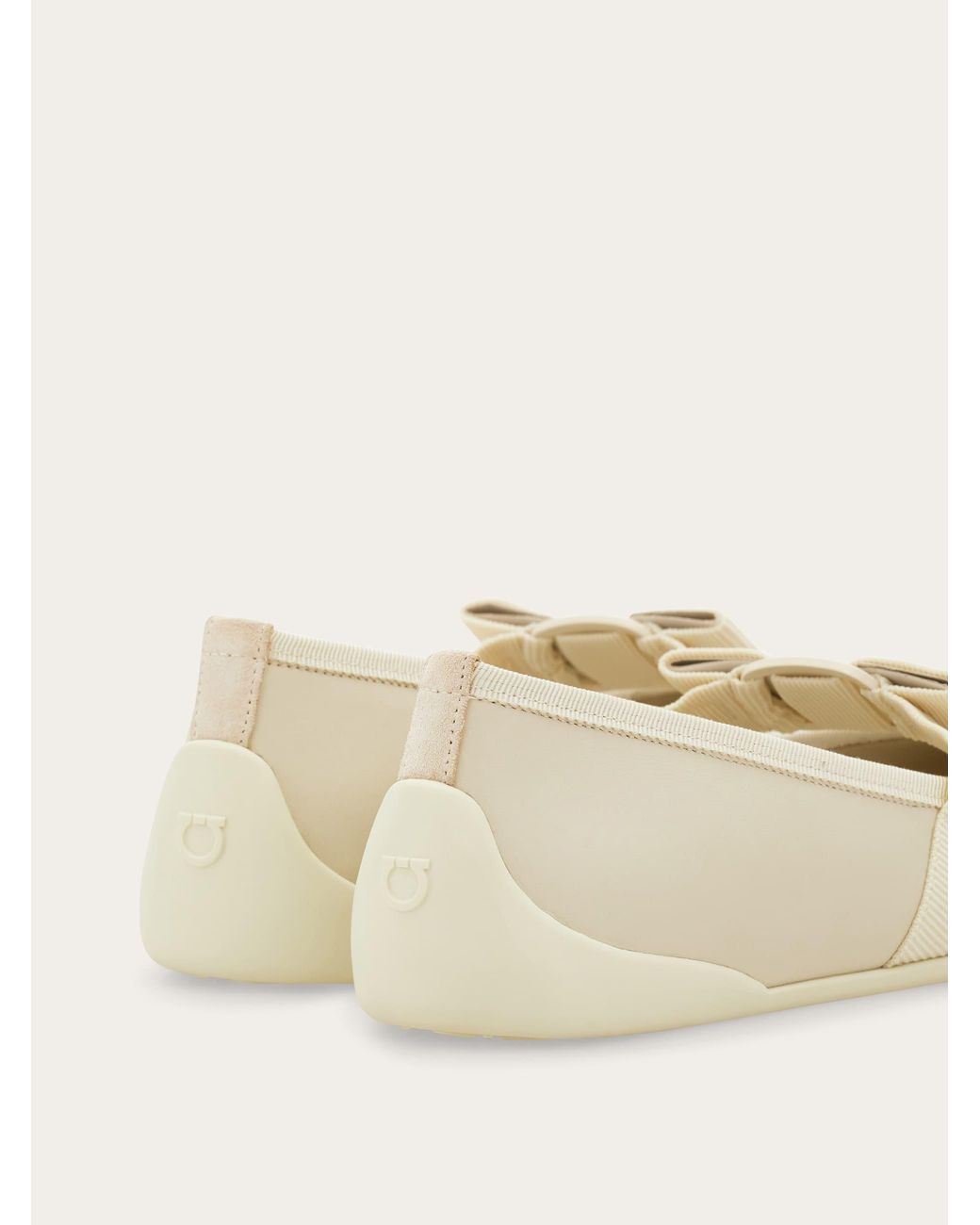 Ferragamo Natural Sporty Ballet Flat