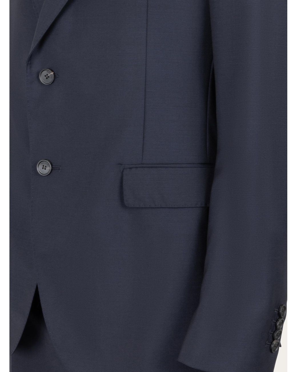 Ferragamo Blue Plain Suit for men
