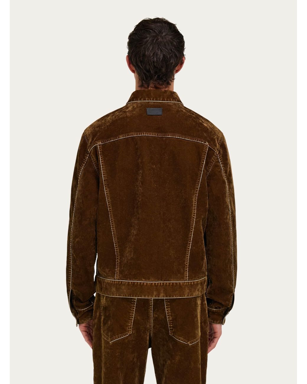 Ferragamo Brown Utility Blouson for men