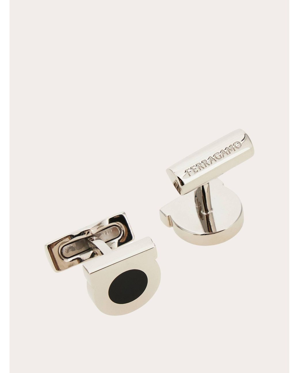 Ferragamo Natural Gancini Cufflinks for men