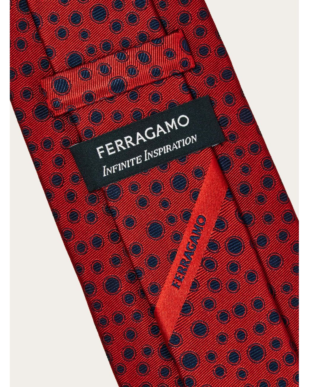 Uomo Cravatta di Ferragamo in Red da Uomo