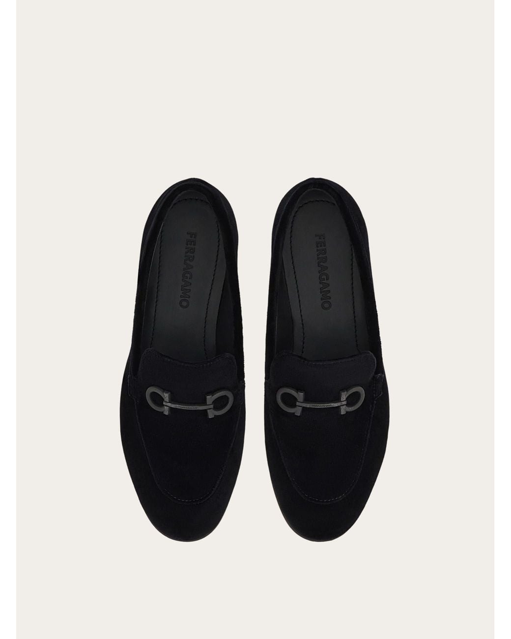 Ferragamo White Gancini Loafer .5