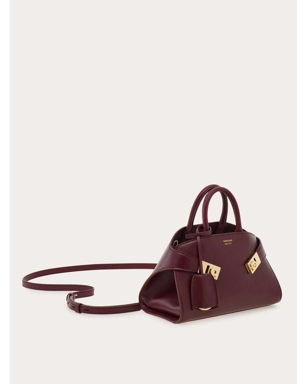 Ferragamo Purple Hug Handbag (Xs)
