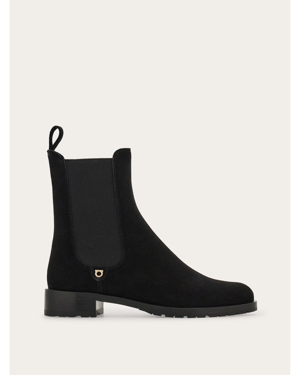 Ferragamo Black Chelsea Boot