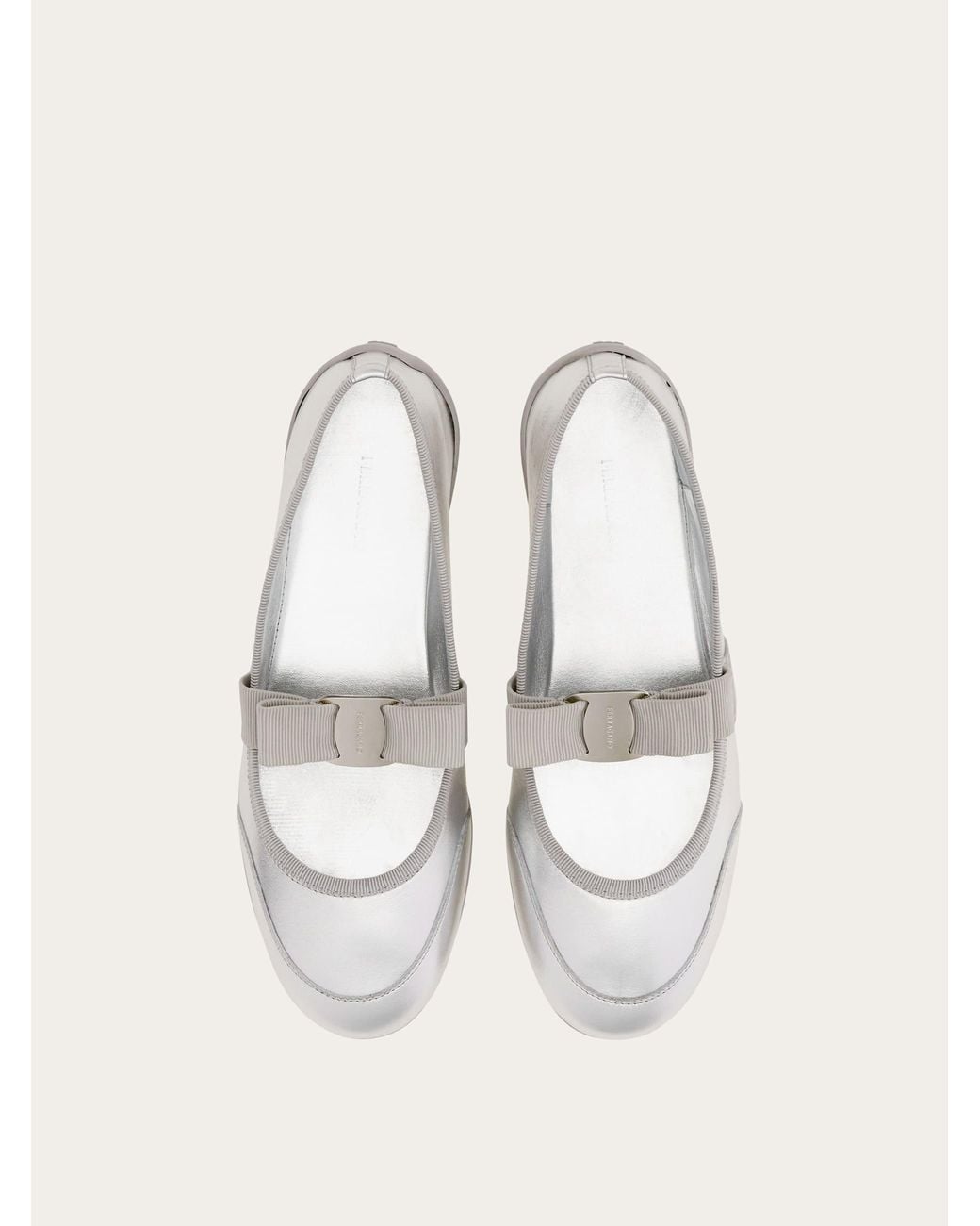 Ferragamo Natural Sporty Ballet Flat