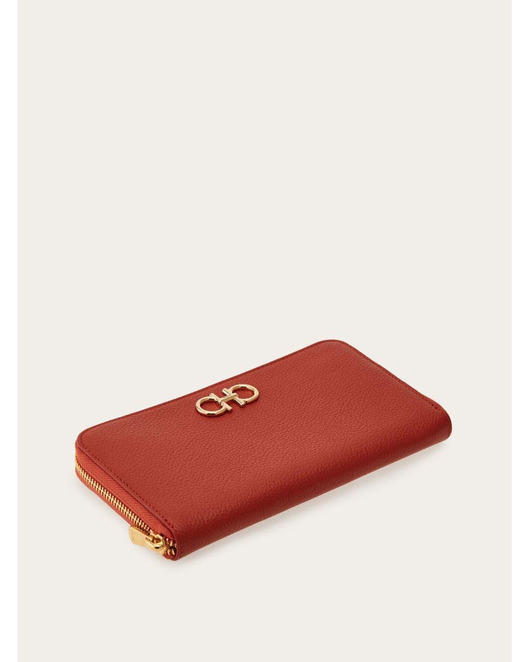 Ferragamo zip around wallet cheap