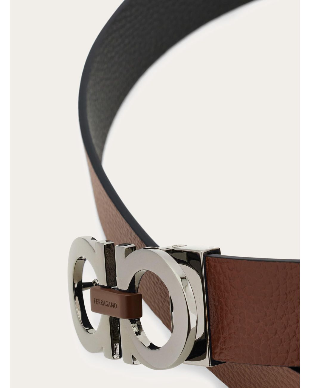 Ferragamo Multicolor Gancini Reversible And Adjustable Belt for men