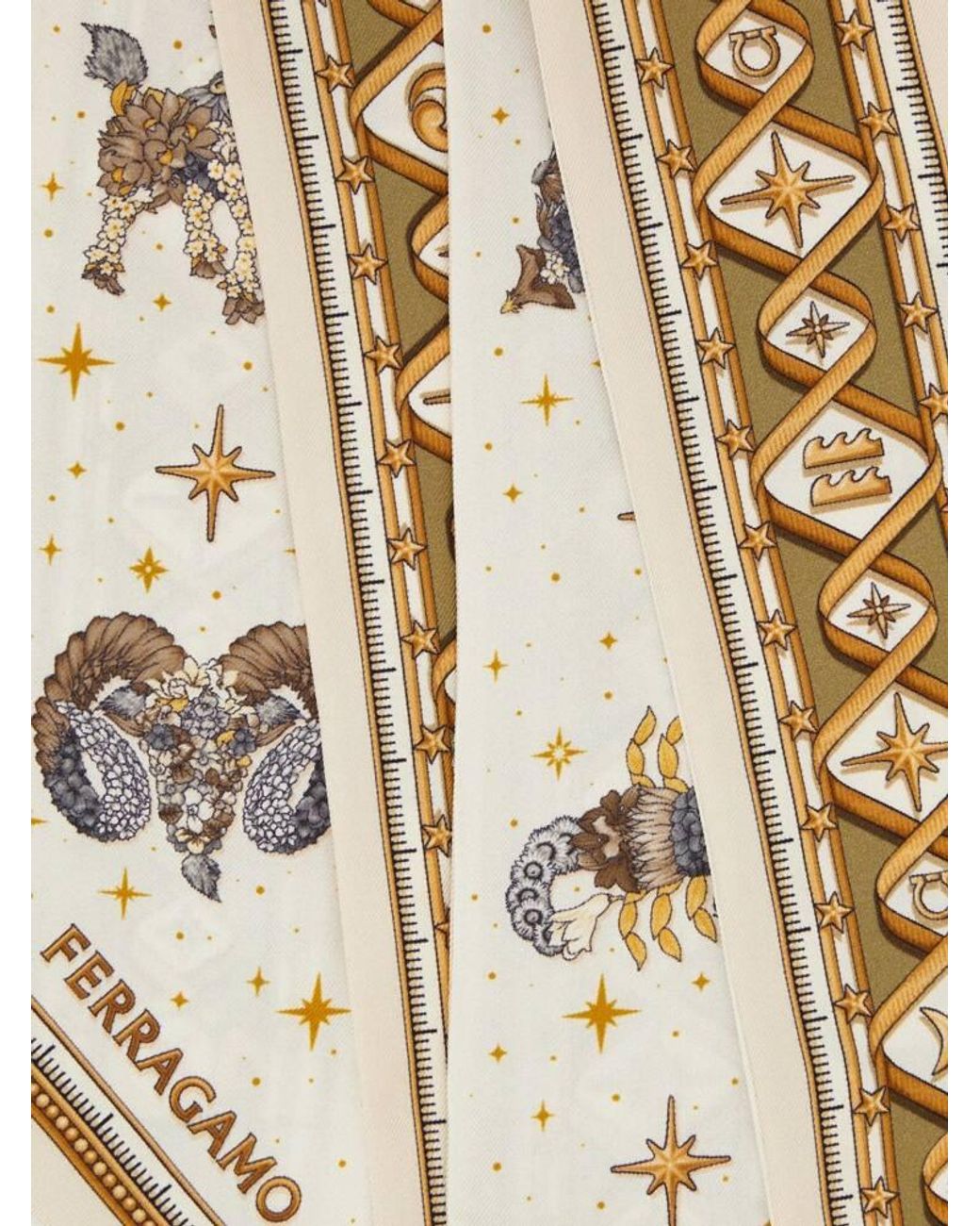 Ferragamo Natural Horoscope Print Mini Bandeau
