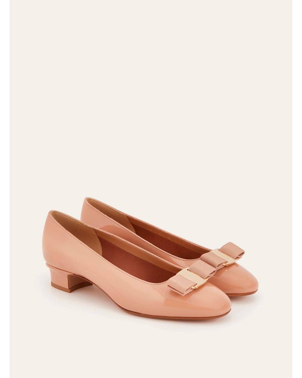 Ferragamo Pink Vara Pump .5