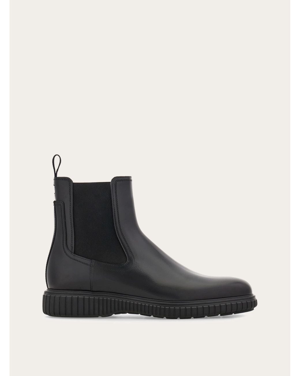Ferragamo Black Chelsea Boot for men