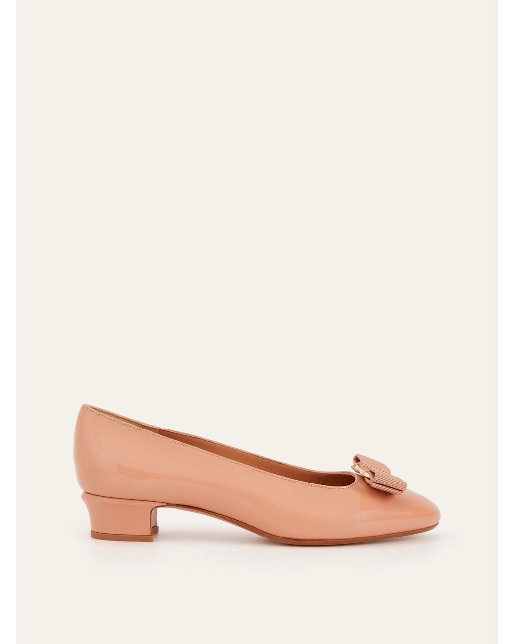 Ferragamo Pink Vara Pump .5