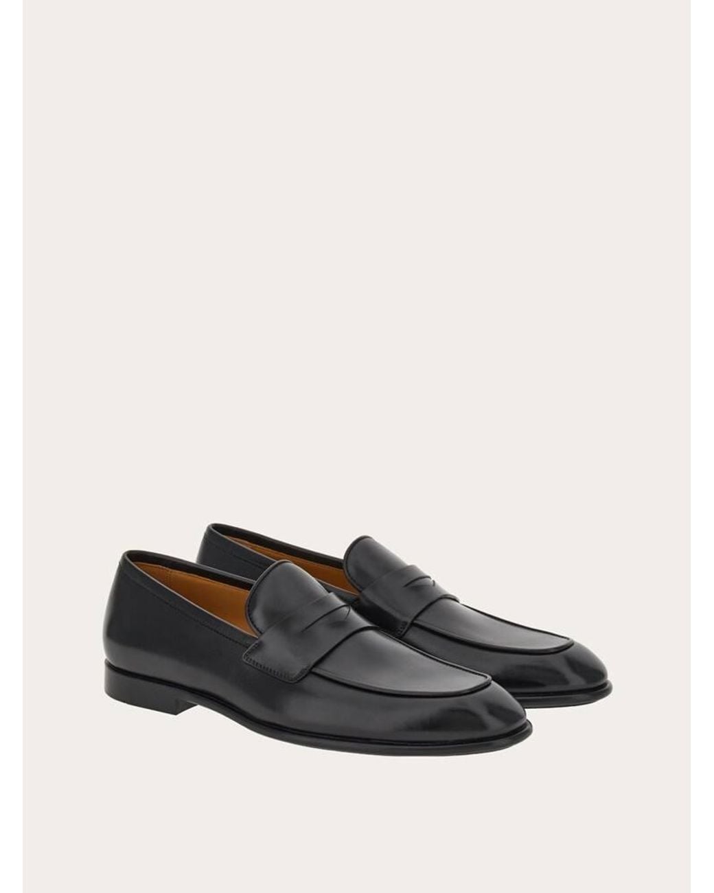 Ferragamo White Penny Loafer for men