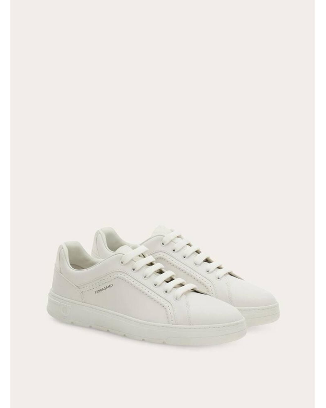 Ferragamo Natural Low Top Sneaker for men